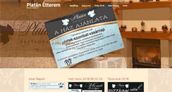 Desktop Screenshot of platanetterem.hu